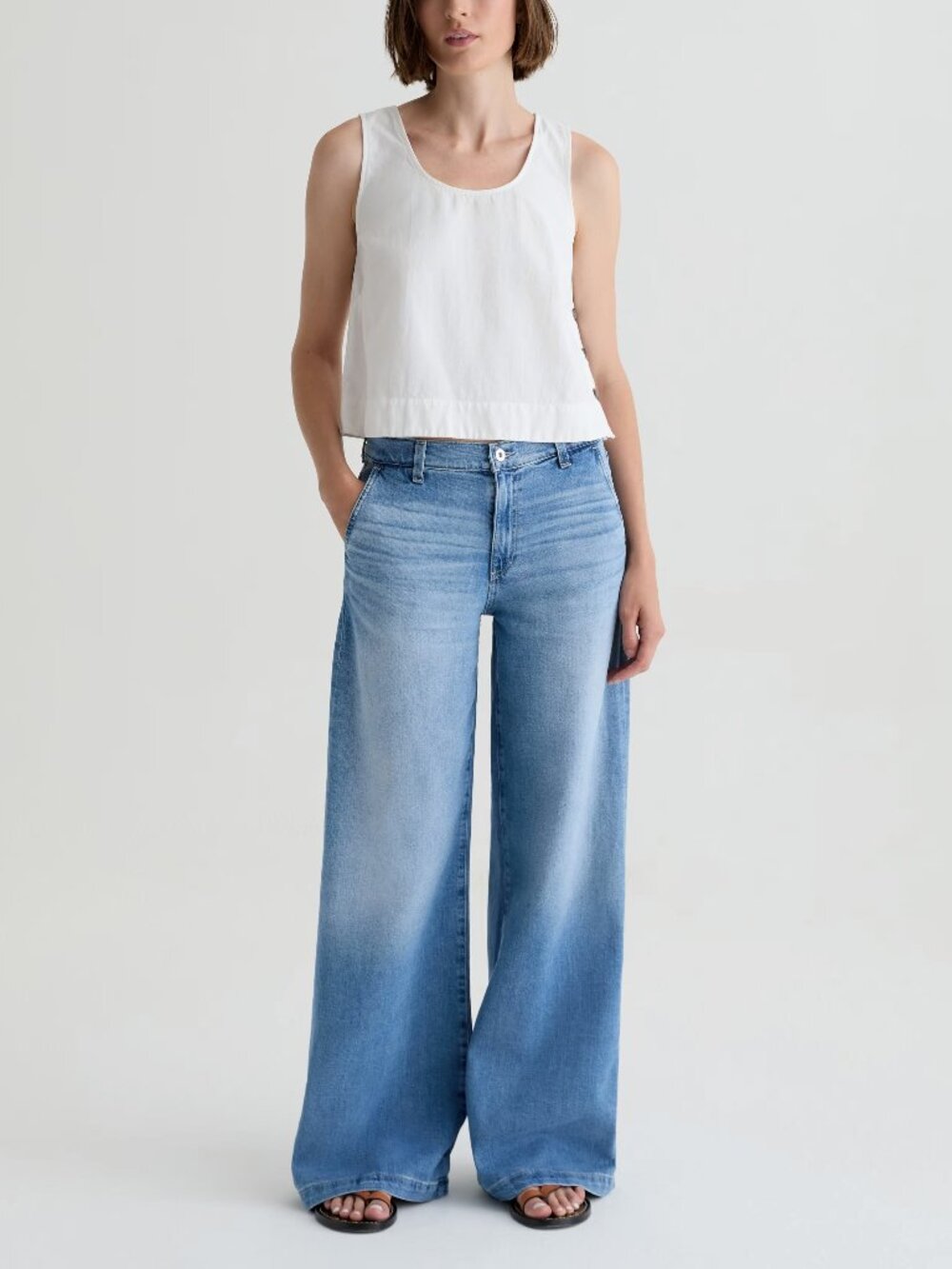 AG Stella Low Slung Palazzo Jeans - Size 25